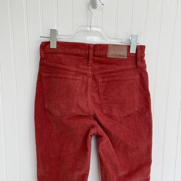 Madewell Corduroy Pants Cali Demi-Boot Jeans Rust - Picture 8 of 11